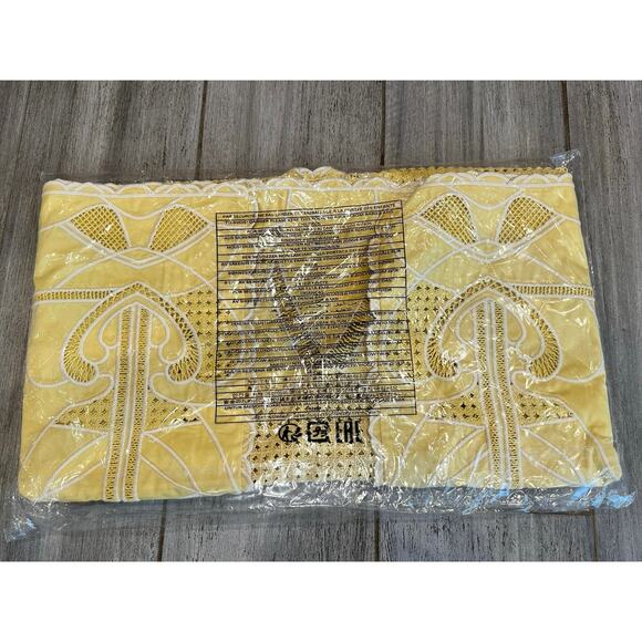 NEW NWT Maje ‘ALOHA’ Embroidered Kimono Jacket Yellow size 38 - Picture 8 of 9